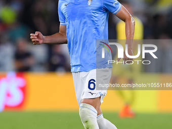 Daichi Kamada of SS Lazio during the UEFA Champions League Group E match between SS Lazio v Atletico de Madrid at Stadio Olimpico Roma on Se...