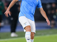 Adam Marusic of SS Lazio during the UEFA Champions League Group E match between SS Lazio v Atletico de Madrid at Stadio Olimpico Roma on Sep...