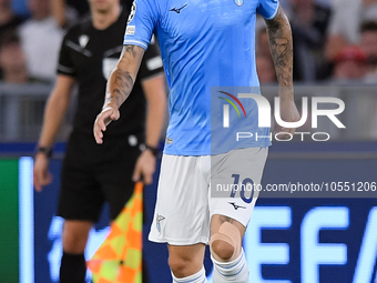 Luis Alberto of SS Lazio during the UEFA Champions League Group E match between SS Lazio v Atletico de Madrid at Stadio Olimpico Roma on Sep...