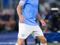 Adam Marusic of SS Lazio during the UEFA Champions League Group E match between SS Lazio v Atletico de Madrid at Stadio Olimpico Roma on Sep...