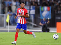 Samuel Lino of Atletico de Madrid during the UEFA Champions League Group E match between SS Lazio v Atletico de Madrid at Stadio Olimpico Ro...