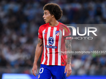 Axel Witsel of Atletico de Madrid looks on during the UEFA Champions League Group E match between SS Lazio v Atletico de Madrid at Stadio Ol...