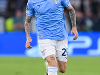 Manuel Lazzari of SS Lazio during the UEFA Champions League Group E match between SS Lazio v Atletico de Madrid at Stadio Olimpico Roma on S...