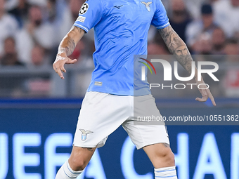 Luis Alberto of SS Lazio during the UEFA Champions League Group E match between SS Lazio v Atletico de Madrid at Stadio Olimpico Roma on Sep...