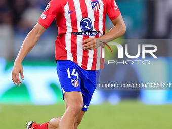 Marcos Llorente of Atletico de Madrid during the UEFA Champions League Group E match between SS Lazio v Atletico de Madrid at Stadio Olimpic...