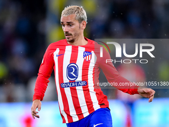 Antoine Griezmann of Atletico de Madrid during the UEFA Champions League Group E match between SS Lazio v Atletico de Madrid at Stadio Olimp...