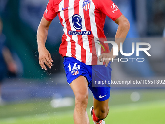 Marcos Llorente of Atletico de Madrid during the UEFA Champions League Group E match between SS Lazio v Atletico de Madrid at Stadio Olimpic...