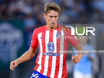 Marcos Llorente of Atletico de Madrid during the UEFA Champions League Group E match between SS Lazio v Atletico de Madrid at Stadio Olimpic...