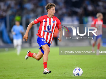 Marcos Llorente of Atletico de Madrid during the UEFA Champions League Group E match between SS Lazio v Atletico de Madrid at Stadio Olimpic...