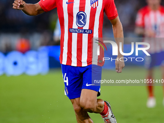 Marcos Llorente of Atletico de Madrid during the UEFA Champions League Group E match between SS Lazio v Atletico de Madrid at Stadio Olimpic...