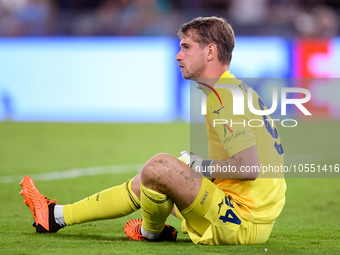 Ivan Provedel of SS Lazio during the UEFA Champions League Group E match between SS Lazio v Atletico de Madrid at Stadio Olimpico Roma on Se...