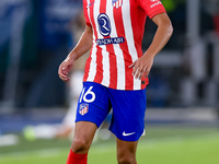 Nahuel Molina of Atletico de Madrid during the UEFA Champions League Group E match between SS Lazio v Atletico de Madrid at Stadio Olimpico...