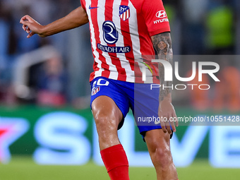 Axel Witsel of Atletico de Madrid during the UEFA Champions League Group E match between SS Lazio v Atletico de Madrid at Stadio Olimpico Ro...