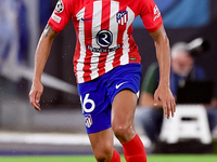 Nahuel Molina of Atletico de Madrid during the UEFA Champions League Group E match between SS Lazio v Atletico de Madrid at Stadio Olimpico...