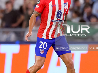 Axel Witsel of Atletico de Madrid during the UEFA Champions League Group E match between SS Lazio v Atletico de Madrid at Stadio Olimpico Ro...