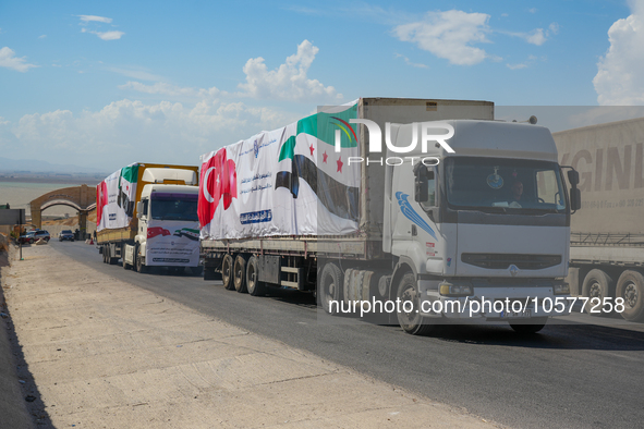 Entry of cancer diagnosis and treatment devices for the first time into northwestern Syria through the ''Al-Hammam'' border crossing with Tu...