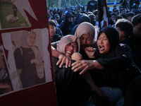 Some of family members of a tragedy victim was hysterical at the 13th gate of the stadium during a prayer commemorating the 1st anniversary...