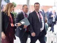 Simon Hart MP and Mark Spencer MP during the Conservative Party Conference at Manchester Central Convention Complex, Manchester on Monday 2n...