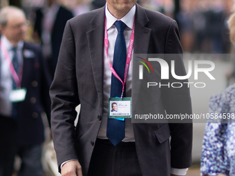 Gavin Williamson MP during the Conservative Party Conference at Manchester Central Convention Complex, Manchester on Monday 2nd October 2023...