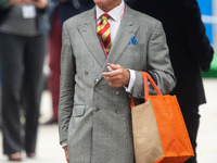 Desmond Swayne MP during the Conservative Party Conference at Manchester Central Convention Complex, Manchester on Monday 2nd October 2023....