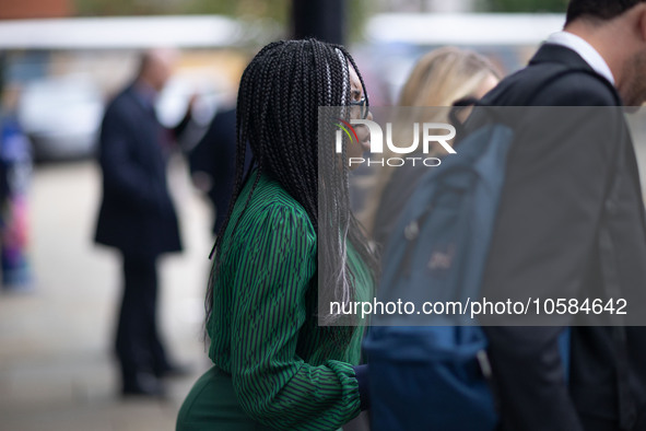 Kemi BadenochMP during the Conservative Party Conference at Manchester Central Convention Complex, Manchester on Monday 2nd October 2023. 