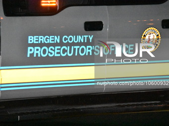 Fair Lawn Police and the Bergen County Prosecutor's Office work the scene of an accident investigation in Fair Lawn, New Jersey, United Stat...