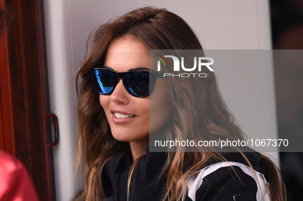 The future wife, Laia Alvarez, of McLaren team driver, Fernando Alonso, during the 2nd day of Formula One tests days in Barcelona, 23rd of F...