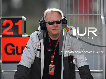 The director of Haas team, Gene Haas, during the 2nd day of Formula One tests days in Barcelona, 23rd of February, 2016. (