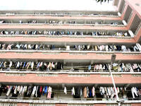 XIAMEN, CHINA - NOVEMBER 9, 2023 - The student dormitory building of Xiamen University is seen in Xiamen, Fujian province, China, November 9...