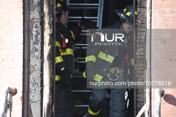 Three people were killed and several people were injured after a fire in a brownstone in Crown Heights, Brooklyn, New York, United States on...