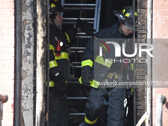 Three people were killed and several people were injured after a fire in a brownstone in Crown Heights, Brooklyn, New York, United States on...