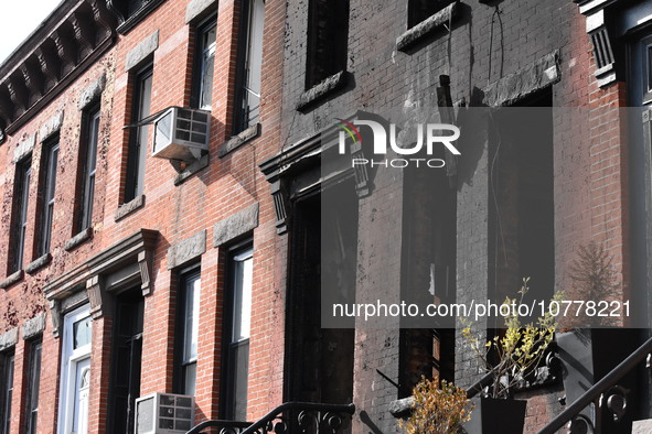 Three people were killed and several people were injured after a fire in a brownstone in Crown Heights, Brooklyn, New York, United States on...