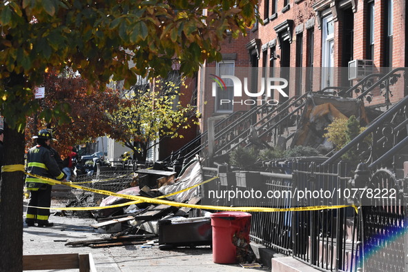 Three people were killed and several people were injured after a fire in a brownstone in Crown Heights, Brooklyn, New York, United States on...