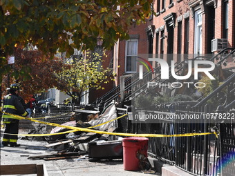 Three people were killed and several people were injured after a fire in a brownstone in Crown Heights, Brooklyn, New York, United States on...