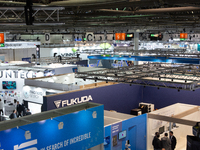 general view o trade fair goers are seen at medica fair 2023 in Duesseldorf, Germany on Nov.13.2023 (