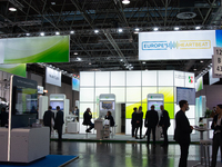 general view of trade fair goers are seen at medica fair 2023 in Duesseldorf, Germany on Nov.13.2023 (