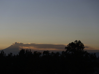 View of the Popocatepetl Volcano from Mexico City emitting smoke at dawn.

Last May, the Government of the State of Mexico, the Government...