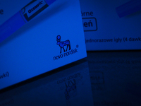 Ozempic weight loss drug packaging is seen in this illustration photo with the Novo Nordisk logo in Warsaw, Poland on 19 November, 2023. Ger...