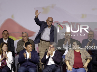 Governor Miguel Angel Navarro Quintero of Nayarit is attending the registration event of the sole candidate for the presidency of Mexico, Cl...