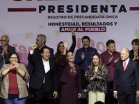 Claudia Sheinbaum Pardo is receiving the registration as the sole pre-candidate for the presidency of Mexico by the National Regeneration Mo...