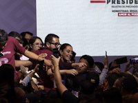 Claudia Sheinbaum Pardo is receiving the registration as the sole pre-candidate for the presidency of Mexico by the National Regeneration Mo...