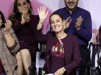 Claudia Sheinbaum Pardo receives the registration of sole pre-candidate for the presidency of Mexico by the National Regeneration Movement p...