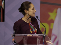 Claudia Sheinbaum Pardo receives the registration of sole pre-candidate for the presidency of Mexico by the National Regeneration Movement p...