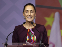 Claudia Sheinbaum Pardo receives the registration of sole pre-candidate for the presidency of Mexico by the National Regeneration Movement p...