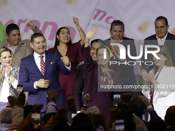 Claudia Sheinbaum Pardo receives the registration of sole pre-candidate for the presidency of Mexico by the National Regeneration Movement p...