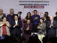 Claudia Sheinbaum Pardo receives the registration of sole pre-candidate for the presidency of Mexico by the National Regeneration Movement p...