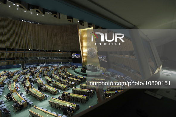 Burhan Gafoor Permanent Representative of Singapore to the United Nations chairs the Election of members of the Committee for Programme and...