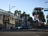 A view of Rodeo Drive in Beverly Hills, United States on November 13, 2023. (