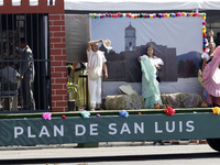 November 20, 2023, Mexico City, Mexico: Military personnel participate in costumes in the representations of scenes from the Mexican Revolut...