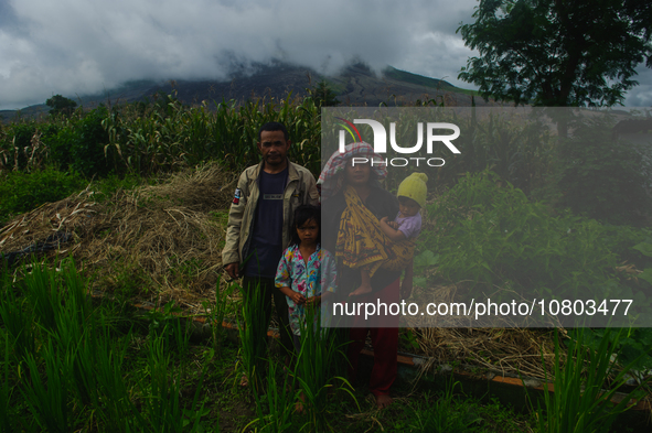 The indigenous Karo family, including Tampai Ginting, 43, his wife Nurhalimah Br Sembiring Milala, 33, and their children, Gebri Br Ginting,...